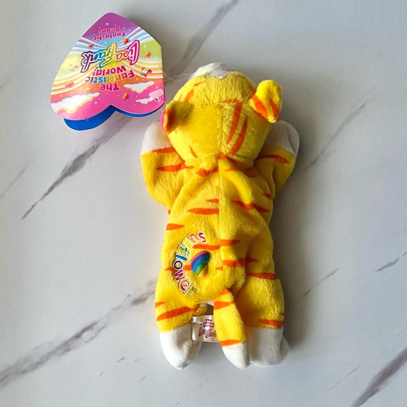VTG Lisa Frank Sunflower Kitten beanie plush - SWT - Picture 2 of 8